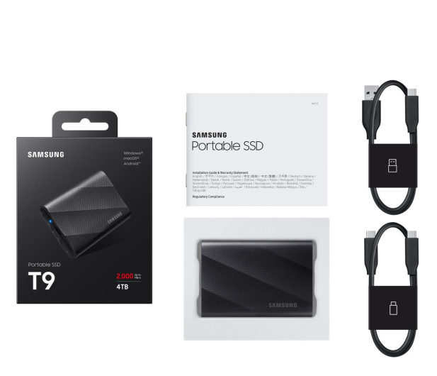 SAMSUNG T9 4TB USB 3.2 Gen.2 MU-PG4T0B/EU - 1186443 - zdjęcie 7